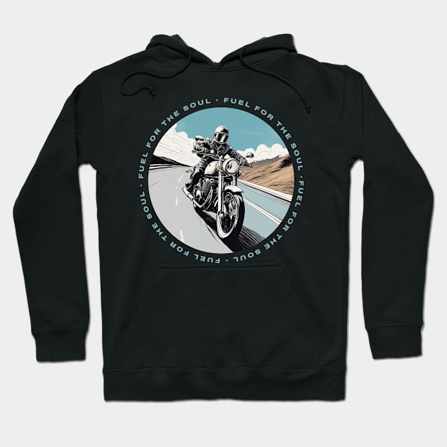 Fuel for the soul motorcycle Hoodie by Bikerkulture